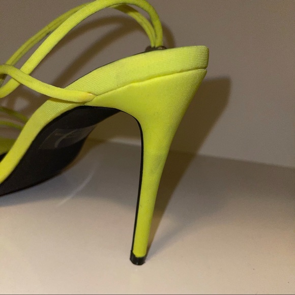 Cape Robbin Ankle Strap Neon Stiletto Heels - Picture 10 of 12